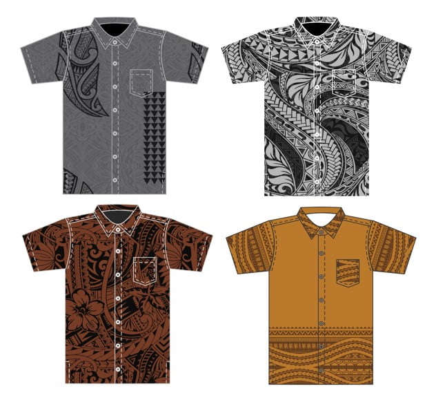 Nui Nalu Men's Reverse Aloha Shirt - Walmart.com