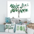 thumbnail image 3 of Designart 'Ancient Green Leaves Plants I' Traditional Framed Art Print, 3 of 4