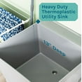 thumbnail image 6 of TEHILA Grey Freestanding Floor Mount Utility Sink for Laundry room, Basement and Garage, 6 of 9