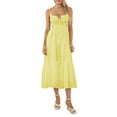 thumbnail image 2 of Nituyy Women Bodycon Long Dress Spaghetti Strap Low Cut Dress Backless High Split Maxi Clubwear Sundress, 2 of 9
