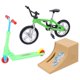 thumbnail image 1 of 1 Set Mini Finger Toys Finger Bike Scooter Ramp Fingertip Sports Toys Home Decor, 1 of 3