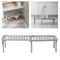 thumbnail image 5 of under Kitchen Sink Shelf Storage Adjustable Cupboard Rack Cabinet Organiser Unit - Gray, 5 of 8