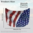thumbnail image 7 of Uorisanigo Car Hood Cover Stretch Polyester American Flag Car Hood Universal Automotive Accessories for Auto Cars Truck Van SUV Cars Hoods Cover Protectors Film, Easy to Install, 7 of 7