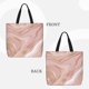 thumbnail image 2 of Easygdp Rose Gold Glitter Splatter Bolsa Tote para Mujer, Bolso de Hombro para Trabajo, Playa, Viajes, Compras y Supermercado, 2 of 6
