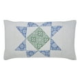 thumbnail image 4 of VHC Brands Jolie, Farmhouse Quilted Bed Sham, King, Patchwork, Blue & Green, 21x37, 4 of 5