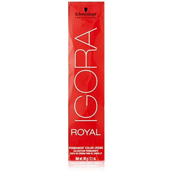 Schwarzkopf Professional Igora Royal Permanent Hair Color Creme 7-77, Medium Blonde Copper Extra, 60 Gram