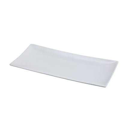 

Fuji Rectangular Sushi Plate 11 1/2 W X 5 1/2 L Porcelain White Pack of 12