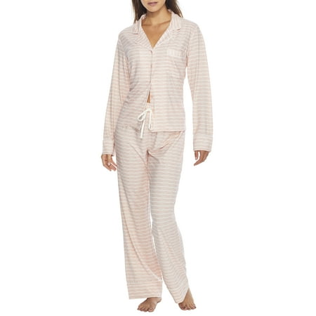 Bare Necessities Womens Cool Jade Light Nights Long Sleeve PJ Set Style-R85B607