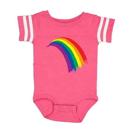 

Inktastic Painted Pride Rainbow Gift Baby Boy or Baby Girl Bodysuit