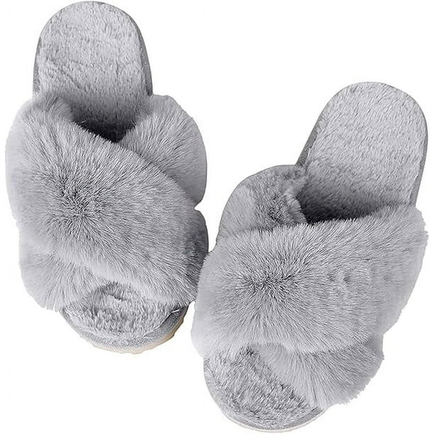 Pantuflas Bluelander, Unisex, Talla 23, Antideslizantes para Uso Interno y Externo, Gris