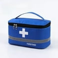 thumbnail image 3 of Blue Red Gray Small Medium and Large Emergency Medicine Storage Portable Travel Medical and Health Storage Bag, 3 of 5