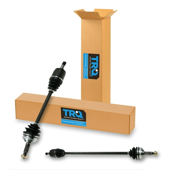 TRQ New CV Axle Shaft Assembly Pair Front for Accord 2.3L AT Auto Transmission CSA82457