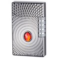 thumbnail image 2 of maxiaoxia Long Sound Steel Tone Side Slide Inflatable Slant Flame Open Flame Lighter Stone Gift Lighter for Father's Day Valentine's Day Birthday Gifts, 2 of 3