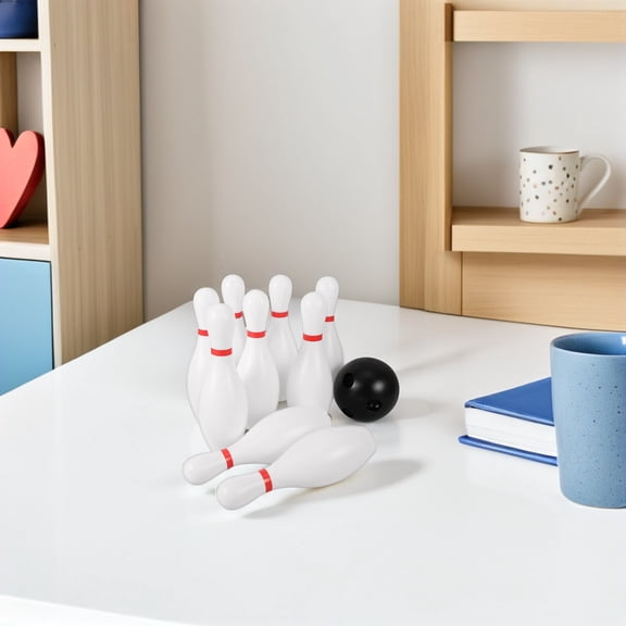 BESTYASH 4 Sets Assorted Color Plastic Bowling Game Set with and Pins for Outdoor Kids Coordination and Fun Activities