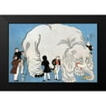 thumbnail image 2 of Vintage Elephant 14x11 Black Modern Framed Museum Art Print Titled - The Magnificent Exotic Beast, 2 of 5