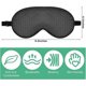 thumbnail image 2 of 2025 Latest Model 6 Pieces Natural Silk Sleep Mask Soft Eye Mask Adjustable, 2 of 5