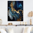 thumbnail image 2 of Designart Abstract Geode Marble Blue III Canvas Wall Art, 2 of 5