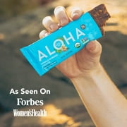 ALOHA Plant Based Protein Bars, Vanilla Almond Crunch, 14g Protein, (Pack of 12)