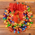 thumbnail image 4 of Novelty Lights 16" Multicolor LED Shotgun Shell Wreath 150 Light, 4 of 5