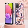 thumbnail image 6 of Feishell Case for Samsung Galaxy A03s 6.5 inch,Fashion Flower Pattern Flexible Silicone Shockproof Cover for Women Girls Slim Transparent Phone Case Support Wireless Charging,F, 6 of 11