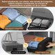 thumbnail image 5 of 2Pcs Contenedores de Almacenamiento Debajo con 6 Bolsa de Almacenaje, 80 X 43.5 X 16 cm, Contenedores de Almacenaje Debajo de La Cama con Ruedas, para Ropa y Edredones,Zapatera Organizador, 5 of 7