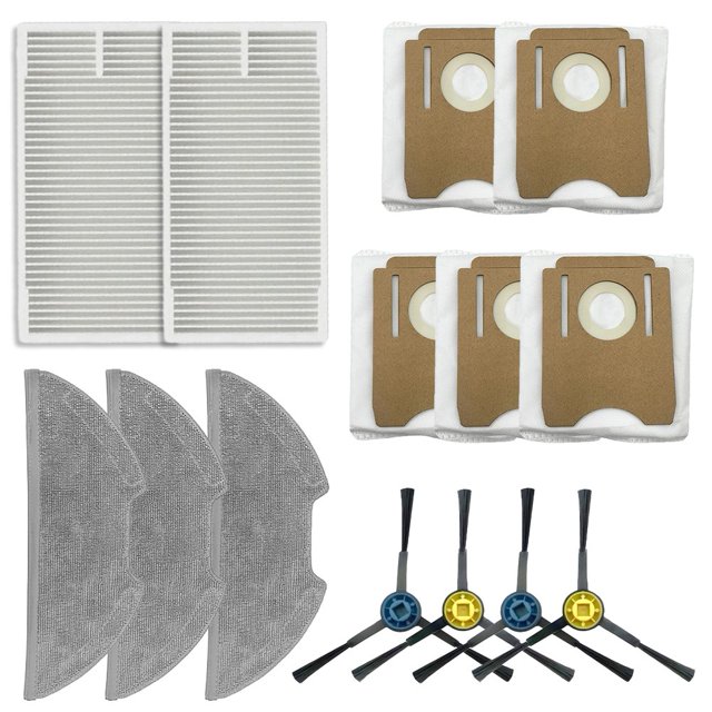 Mosiee Side Brush Filter Mop Cloth Dust Bag For Obode A8 Plus For Eta For Aurum Pro 6241 Robot Vacuum Cleaner Household Cleaning