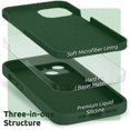 thumbnail image 5 of Original Square Liquid Silicone Phone Case For iPhone 15 14 13 12 11 Pro Max Mini XS Max X XR 8 7 Lens Protection Cover Coque, 5 of 5