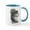 White/Blue Inside, variant on CafePress - Eastern Gray Squirrel Mug - 11 oz Ceramic Mug - Novelty Coffee Tea Cup