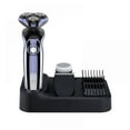 thumbnail image 1 of Precision Electric Razor for Men, Cordless Wet & Dry 3D Floating Heads Beard Trimmer, Fast Charging Waterproof Rotary Shaver, Ergonomic Grip with LCD, 1 of 5
