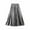 Silver, variant on ShomPort Women's Shiny Pleated Skirt Elastic Waist Flowy A-Line Midi Skirt Fashion Club Party Skirts