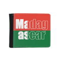 thumbnail image 1 of Madagascar Country Flag Name Flip Bifold Faux Leather Wallet  Multi-Function Card Purse, 1 of 4