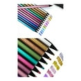 thumbnail image 6 of Metallic Non Toxic Colored Pencils, 12Pcs Professional Coloring Pencils for Adult, Drawing Pencil Set Art Supplies for Artists Beginners Sketching and Shading,Drawing Color Pencil(Black,8x3.5"), 6 of 7