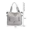 thumbnail image 3 of Bolsa De Ejercicios Bolsa de fitness de nailon, bolsa deportiva plegable de gran capacidad para hombres y mujeres (gris) Ndcxsfigh Para Estrenar, 3 of 9