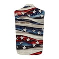 thumbnail image 6 of Xcmzpl Men's American Flag Button Down Shirt Vest USA 4th of July Sleeveless Graphic Tees Independence Day Loose Patriotic Flag Shirt Pocket, 6 of 6