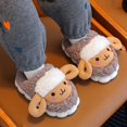 thumbnail image 5 of Vedolay Toddler Slippers Girl Boy House Shoes Winter Baby Cozy Walking Shoes Coffee,24, 5 of 5