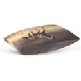 thumbnail image 5 of Horse Running Alone Velvet Oblong Lumbar Plush Throw Pillow Cover/Shams Cushion Case - 20x26in - Decorative Invisible Zipper Design for Couch Sofa Pillowcase Only, 5 of 7