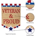 thumbnail image 5 of Veteran & Proud Garden Flag, 5 of 6