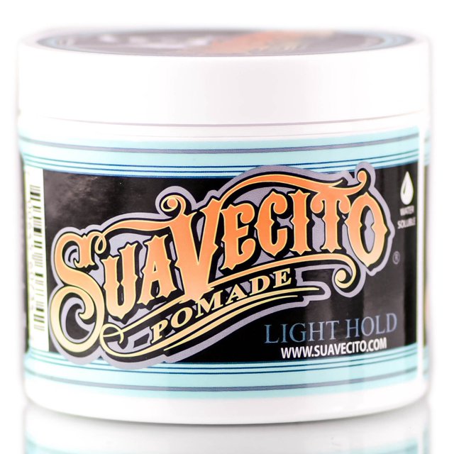 Pomada para el cabello Suavecito Light Hold 4 oz Pack de 2 con peine de burlas Sleekshop