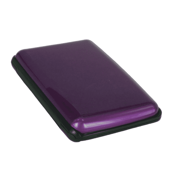 GASTROPOD Credit Card Holderfor Men,Portable Credit Card Holder,Multifunctional Antimagnetic Card Holder Metal Wallet,Purple