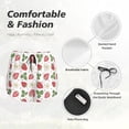 thumbnail image 6 of Picia Strawberry Pattern Women's 2 in 1 Athletic Running Shorts High Waisted Workout Casual Gym Sweat Shorts with Comfy Liner Zipper Pockets-, 6 of 9
