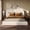 Cream, variant on Afuhokles Upholstered King Cloud Bed Frame with 5.9" Headboard and 360 Degree Soft Foam Surround, Cream