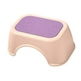 thumbnail image 2 of Taburete con escalón para niños, taburete de inodoro antideslizante, portátil, taburete con escalón, taburete para pies para sala de estar, entrada, Rosa, 2 of 8