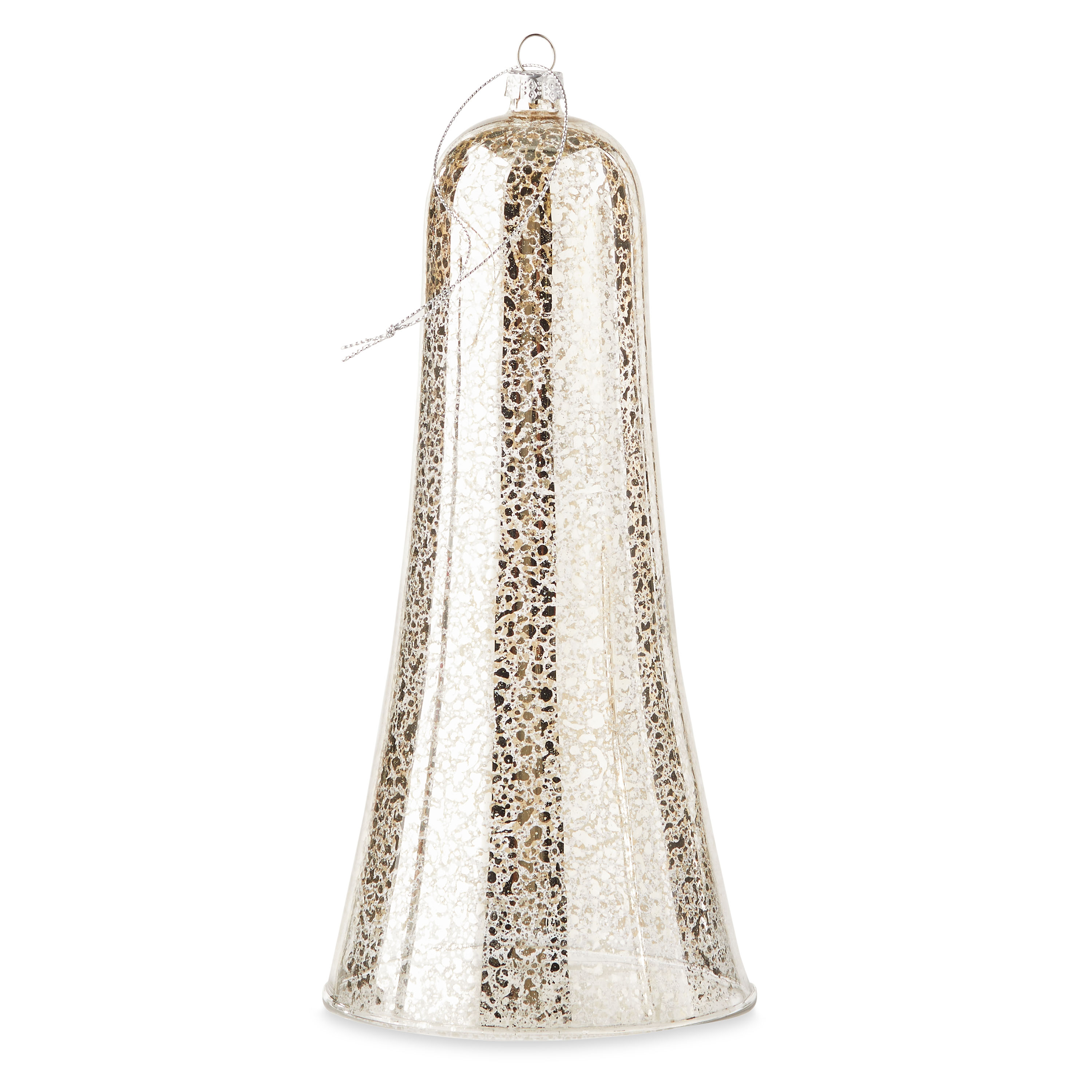 Holiday Time Set Of 2 Glass Bell