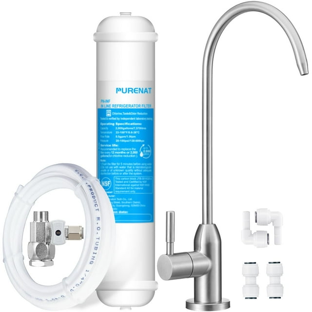 Filtro de agua para debajo del fregadero PURENAT altamente efectivo