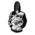 thumbnail image 5 of Sudadera con capucha y estampado de calaveras, cómoda y elegante, nueva, con cremallera, moderna y versátil, para hombre, 5 of 5
