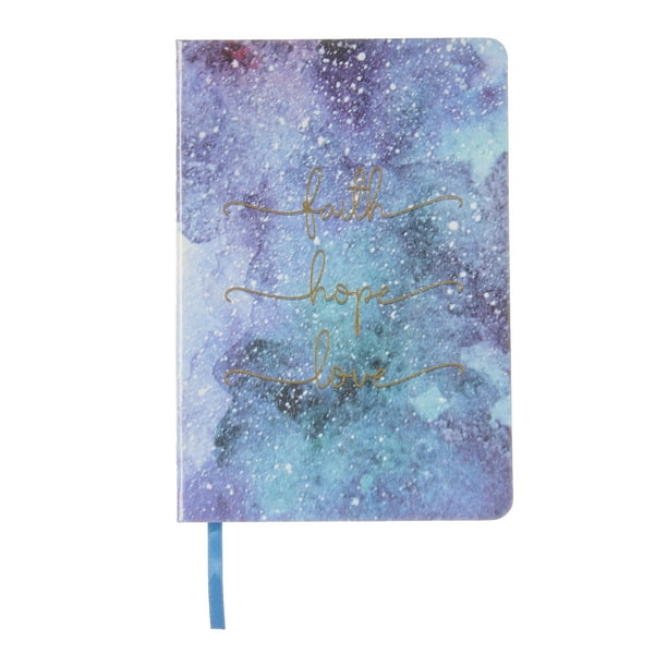 Pen+Gear Simulated Leather Journal, Faith, 96 Pages