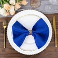 thumbnail image 2 of Balsa Circle 5 Premium Royal Blue Polyester 20x20" Dinner Table Cloth Napkins Party Events Reception Decorations Supplies, 2 of 8