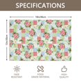thumbnail image 3 of Placemat, Pioneer Flower Floral Print Pattern Place Mats Table Mat Set Of 2, PVC Washable Placemats for Party Kitchen Dining Decoration, 18x12 Inch, Fade Resistant, 3 of 6