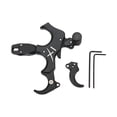 thumbnail image 2 of 3 4 Finger Release  Grip, Archery 3 4 Finger Release Grip Aluminum Alloy Adjustable Durable  For Practicing Archery, 2 of 8