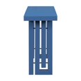 thumbnail image 6 of Uniquely Designed Oak Veneer Console Table with Distinctive Side Shapes, Suitable for Entryway, Hallway, Living Room, Foyer, Corridor (Navy Blue), 6 of 10